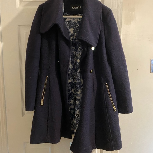 Guess double breasted skirted coat - Picture 3 of 4